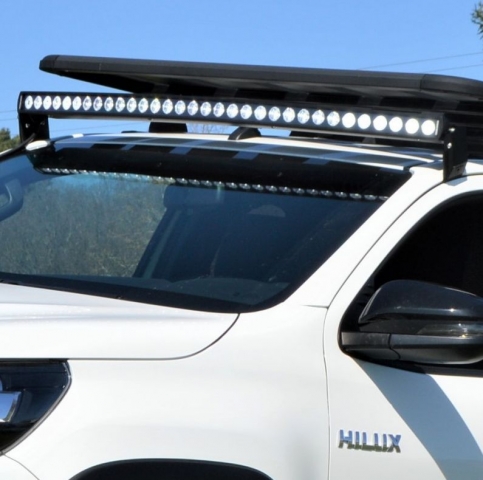 Kit barre LED courbée 32 LED 320W +supports