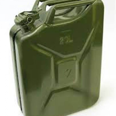 Jerrycan 20L essence métal